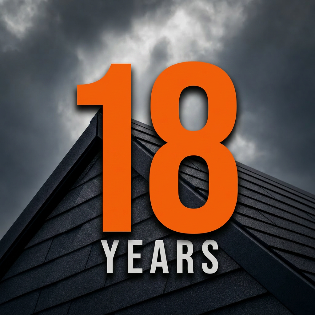 18 years roofing experience with North Peak Roofing